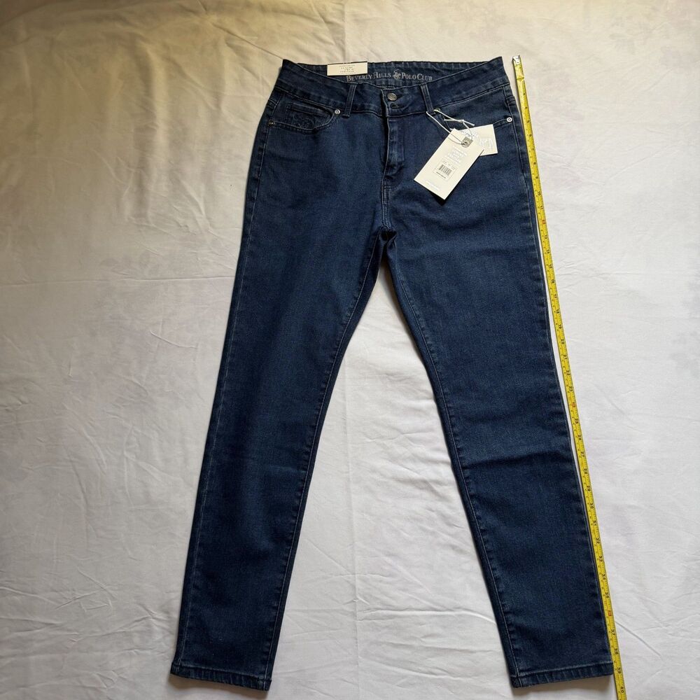 Beverly Hills Polo Club Women Jeans Stretch Denim Blue Skinny Size 8 or 10